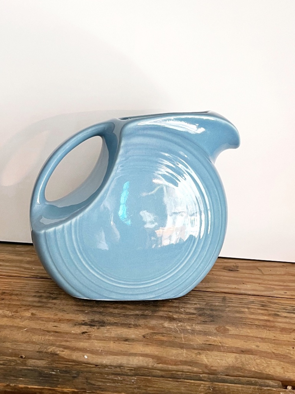 Vintage Fiesta Disc Pitcher in Periwinkle- excellent condition